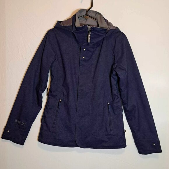 Burton Dryride Purple Da Naang Snowboard Ski Coat Women's Size Small Hooded - Picture 4 of 13